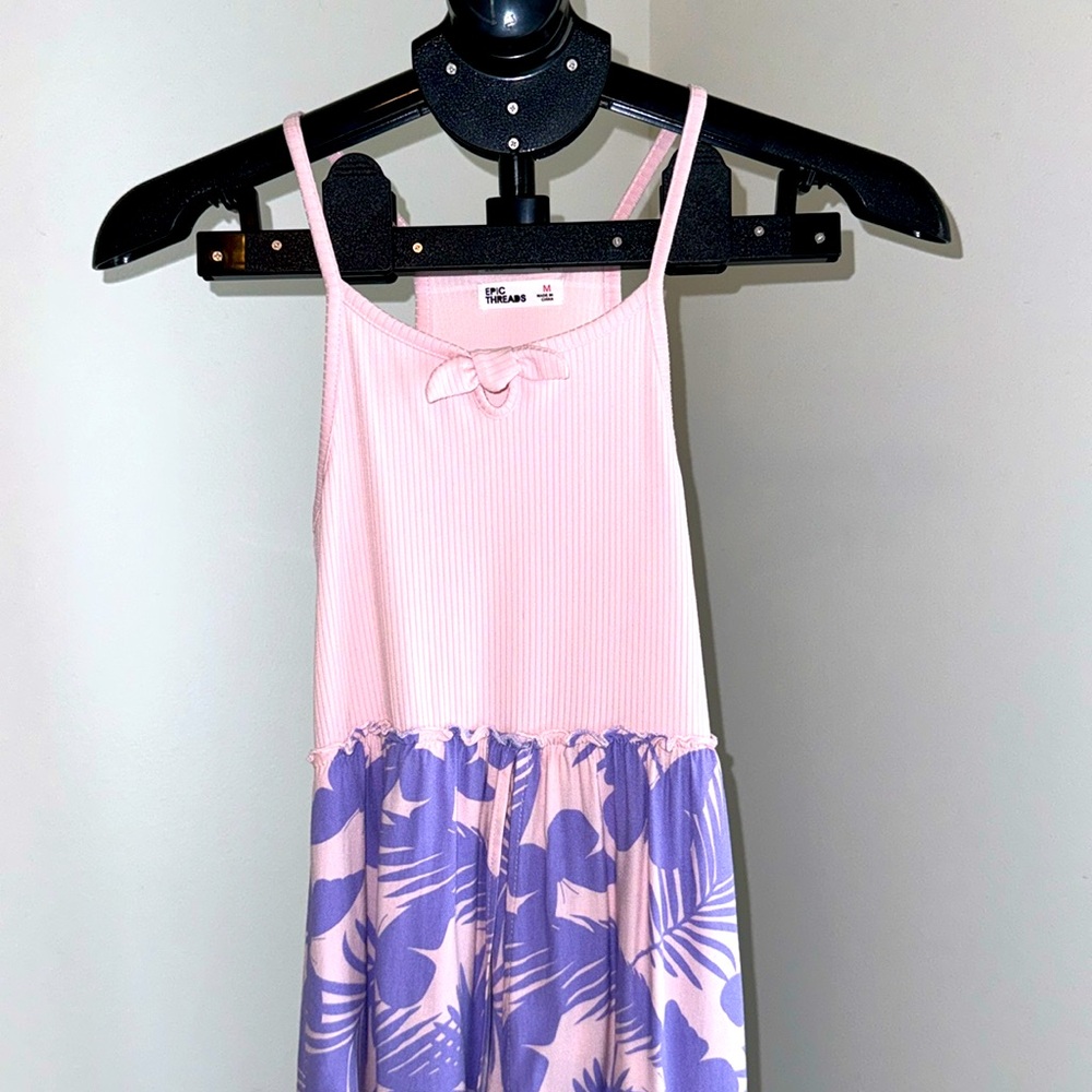 Epic Threads Pink & Purple Tropical Sundress for Girls